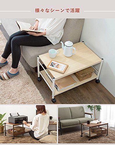 テレビボード　テレビ台　ローテーブル サイドテーブル　センターテーブル Amazon.co.jp: テーブル キャスター付 マルチテーブル ロー